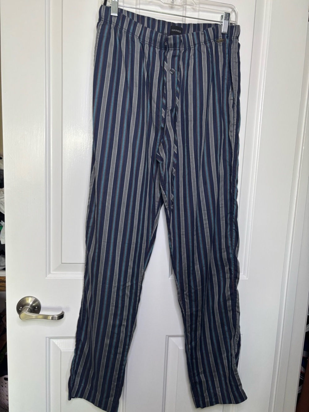EUC HANRO  Men’s Multi  Stripe Lounge/PJ Pants size Medium